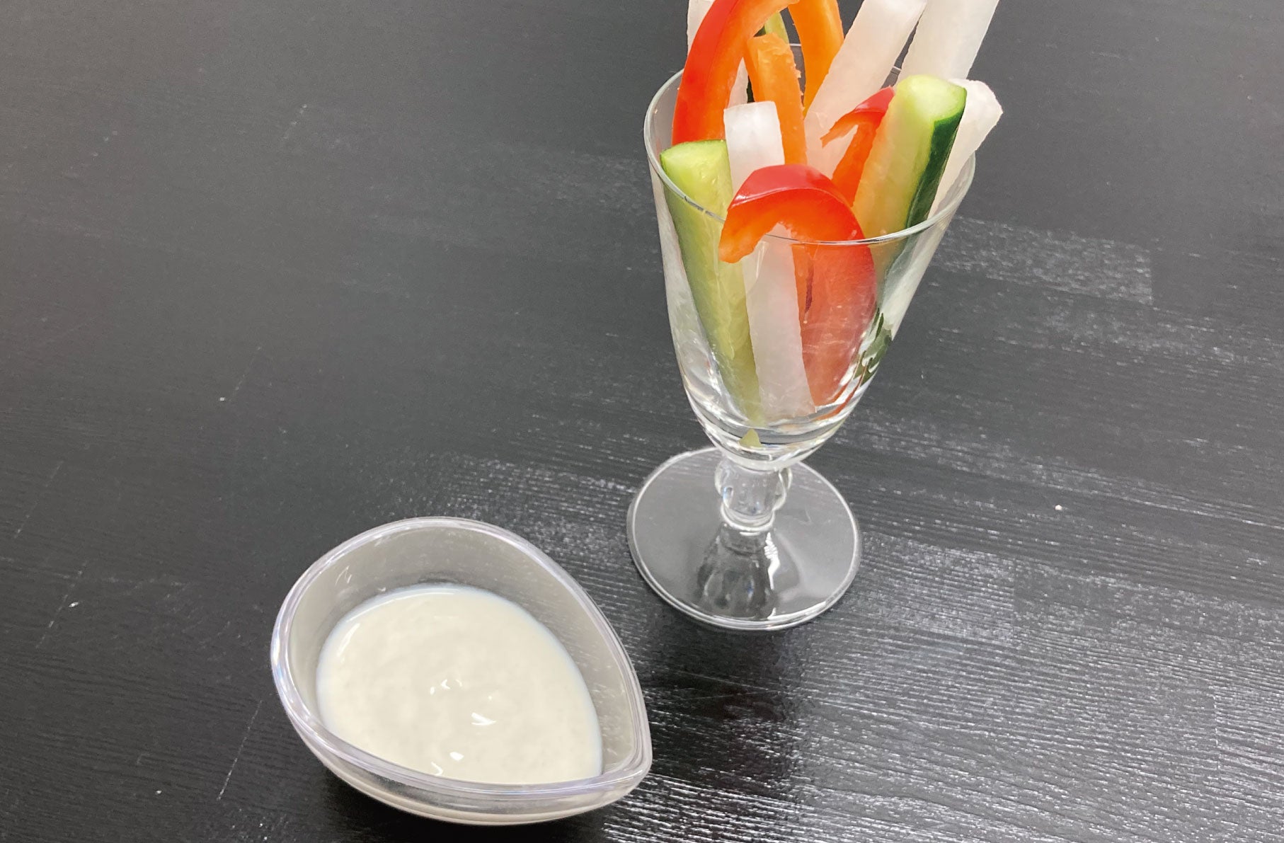 Yogurt flavored with Sakura Kombucha (Cherry Blossom Kombucha)