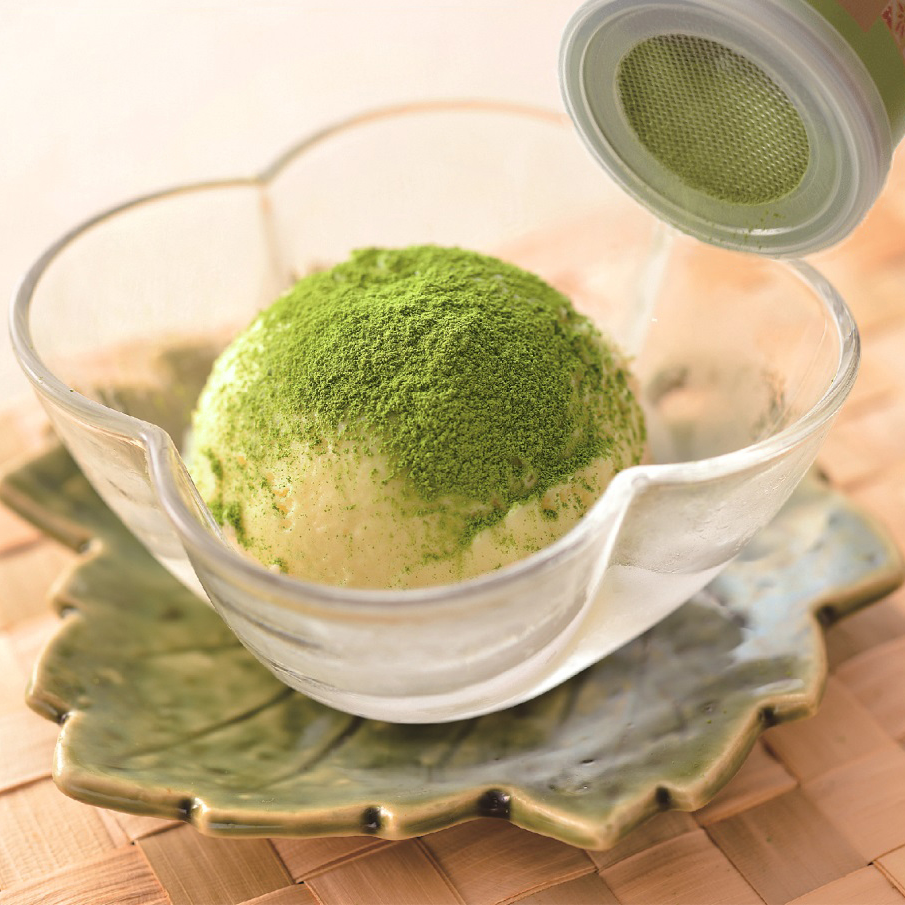 Uji Matcha with tea strainer - 40g green tea powder