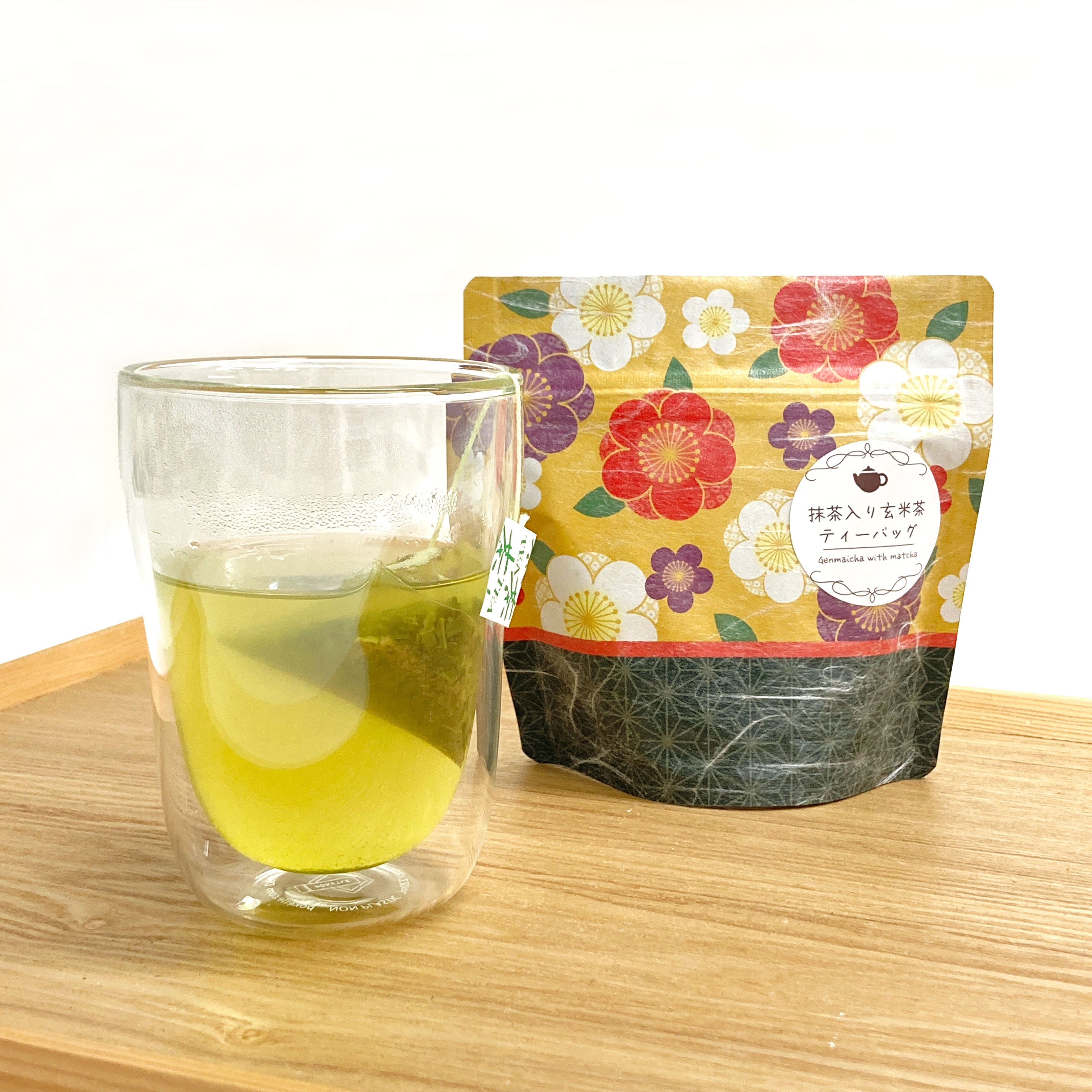 Genmaicha with Matcha - 8 Tea bags【Wagara Series】