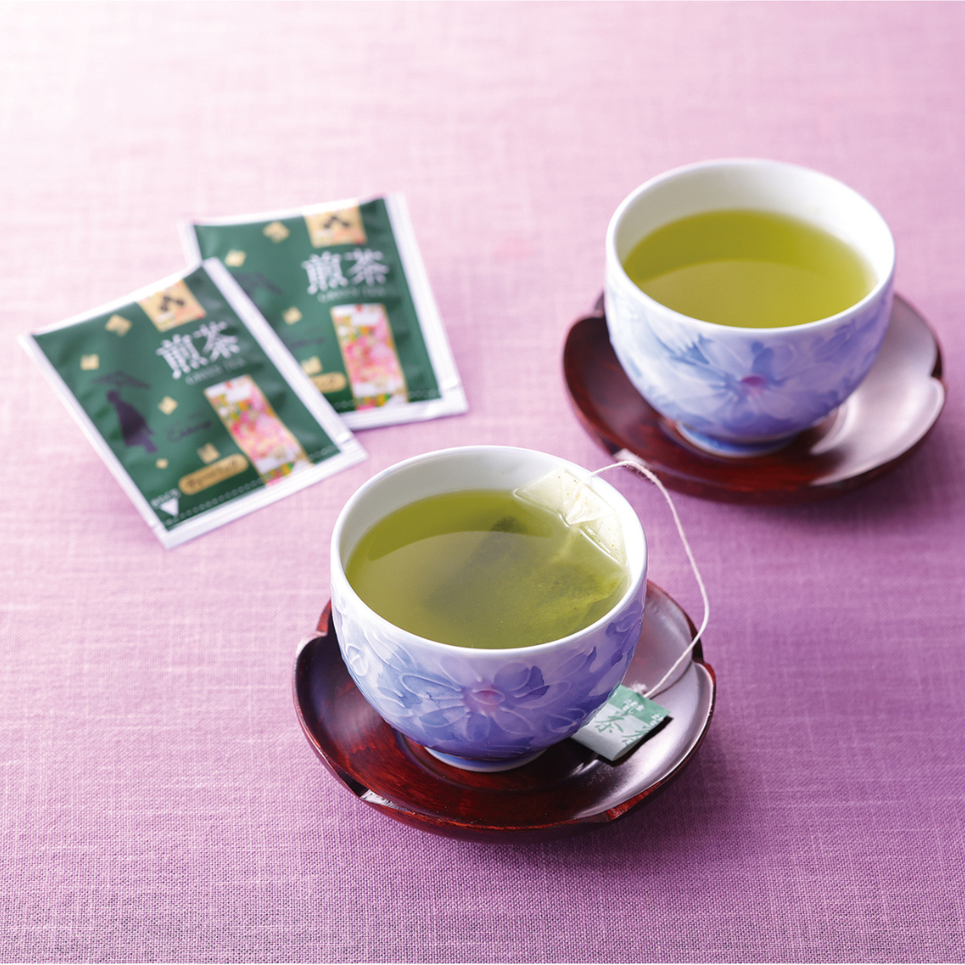 Thé Vert Japonais Sencha au Matcha d'Uji - 100 Sachets de thé