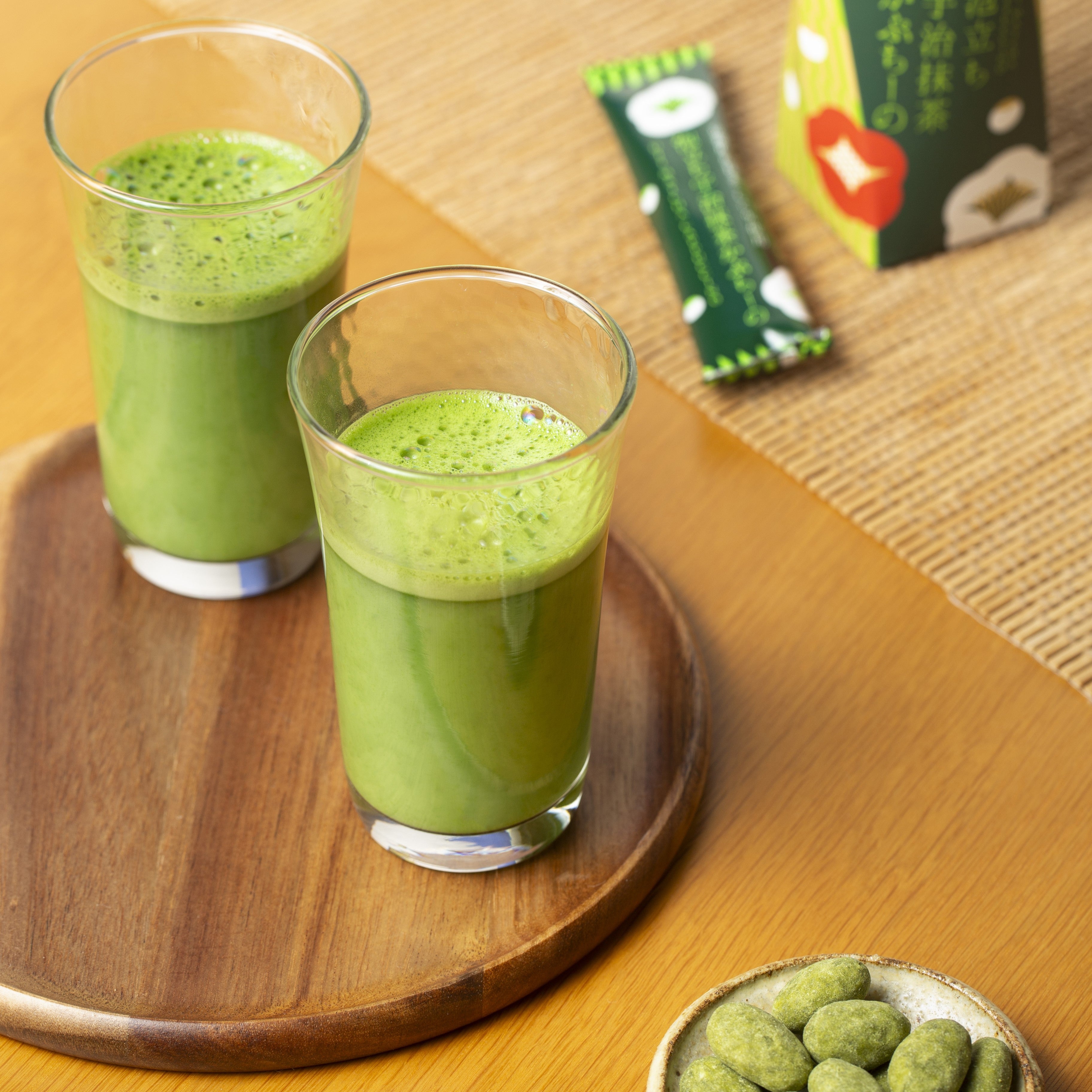 Cappucino latte uji matcha