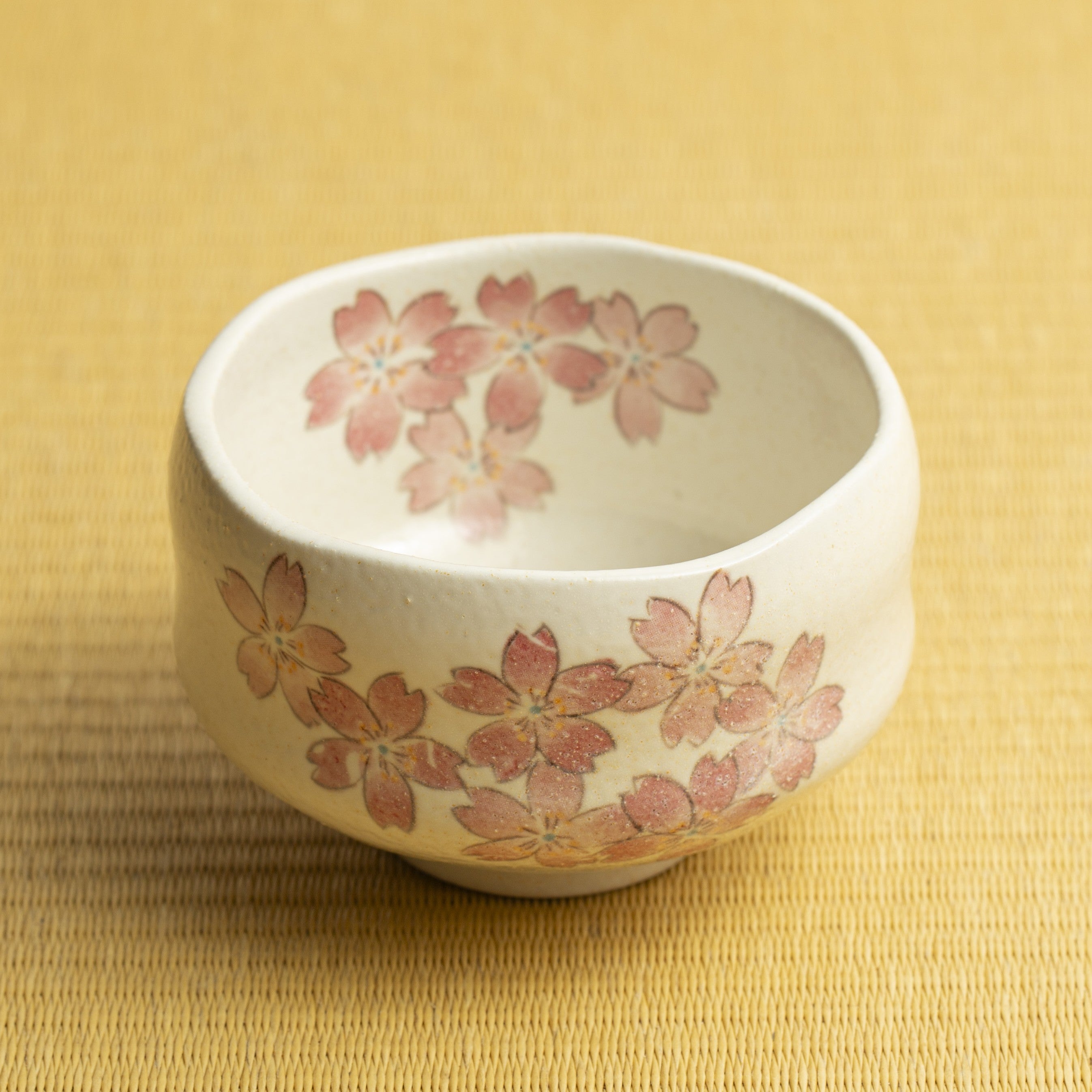Handmade Mino Chawan Bowl - Sakura