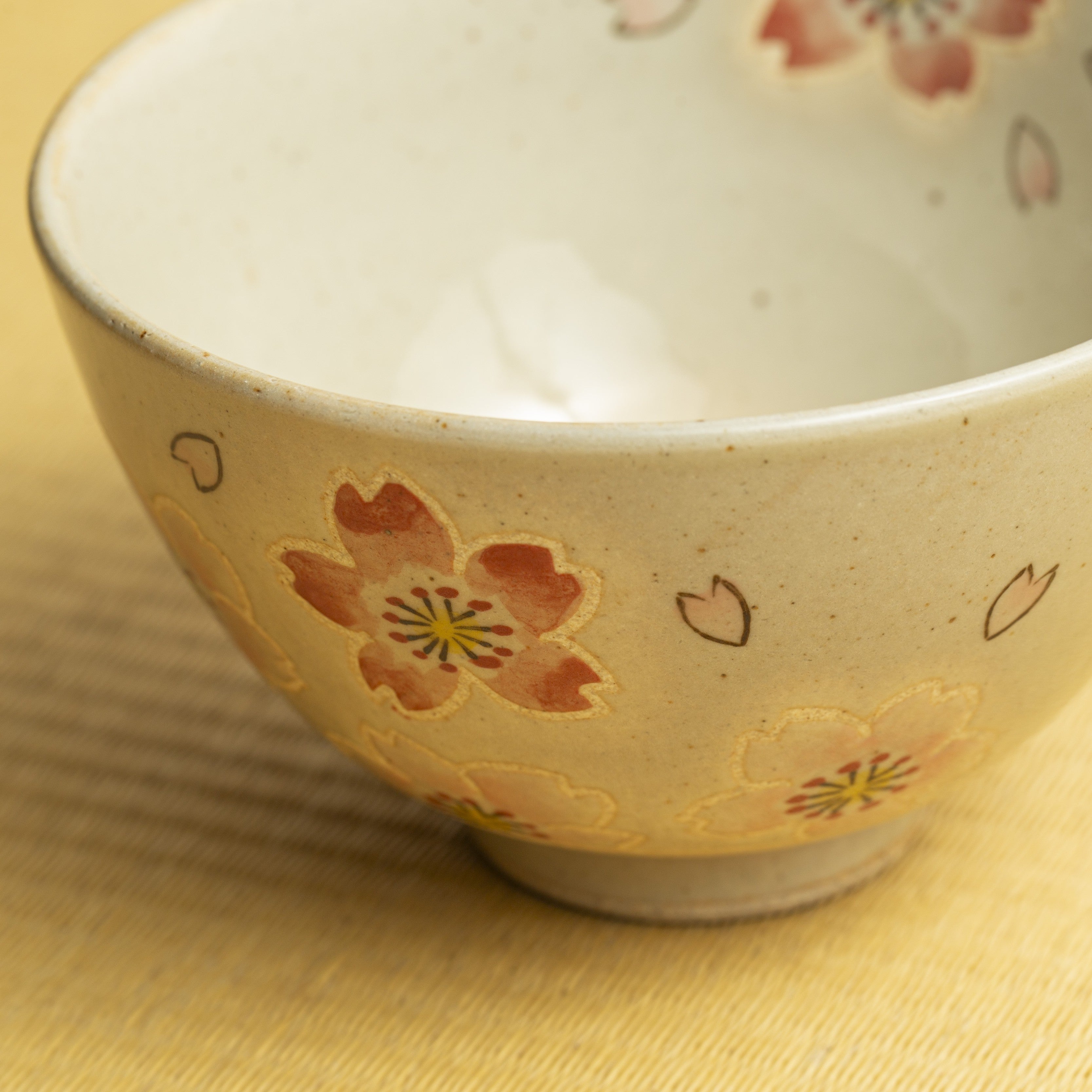 Handmade Arita Chawan Bowl - Sakura