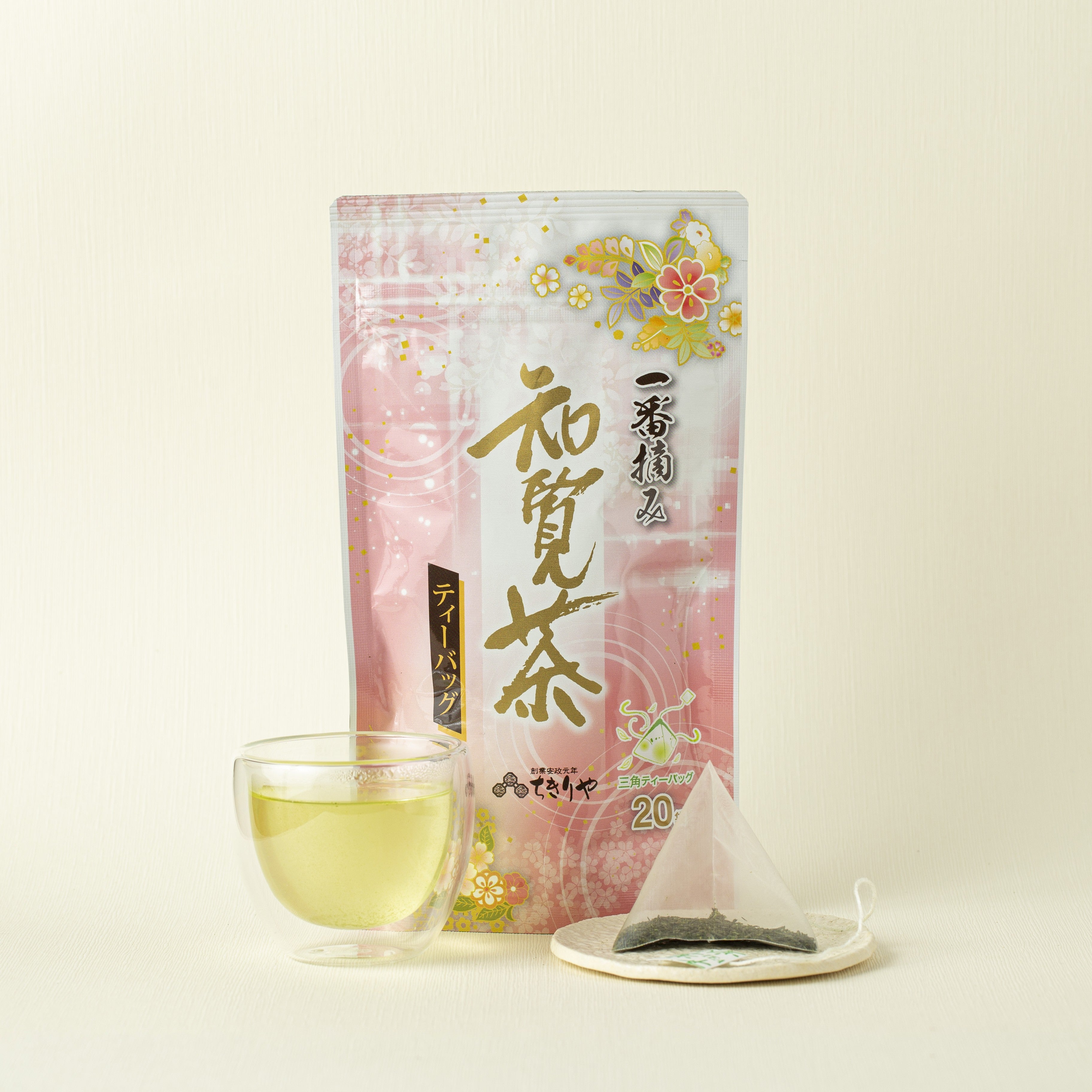 Premium Sencha Chiran Tea bag and liquor