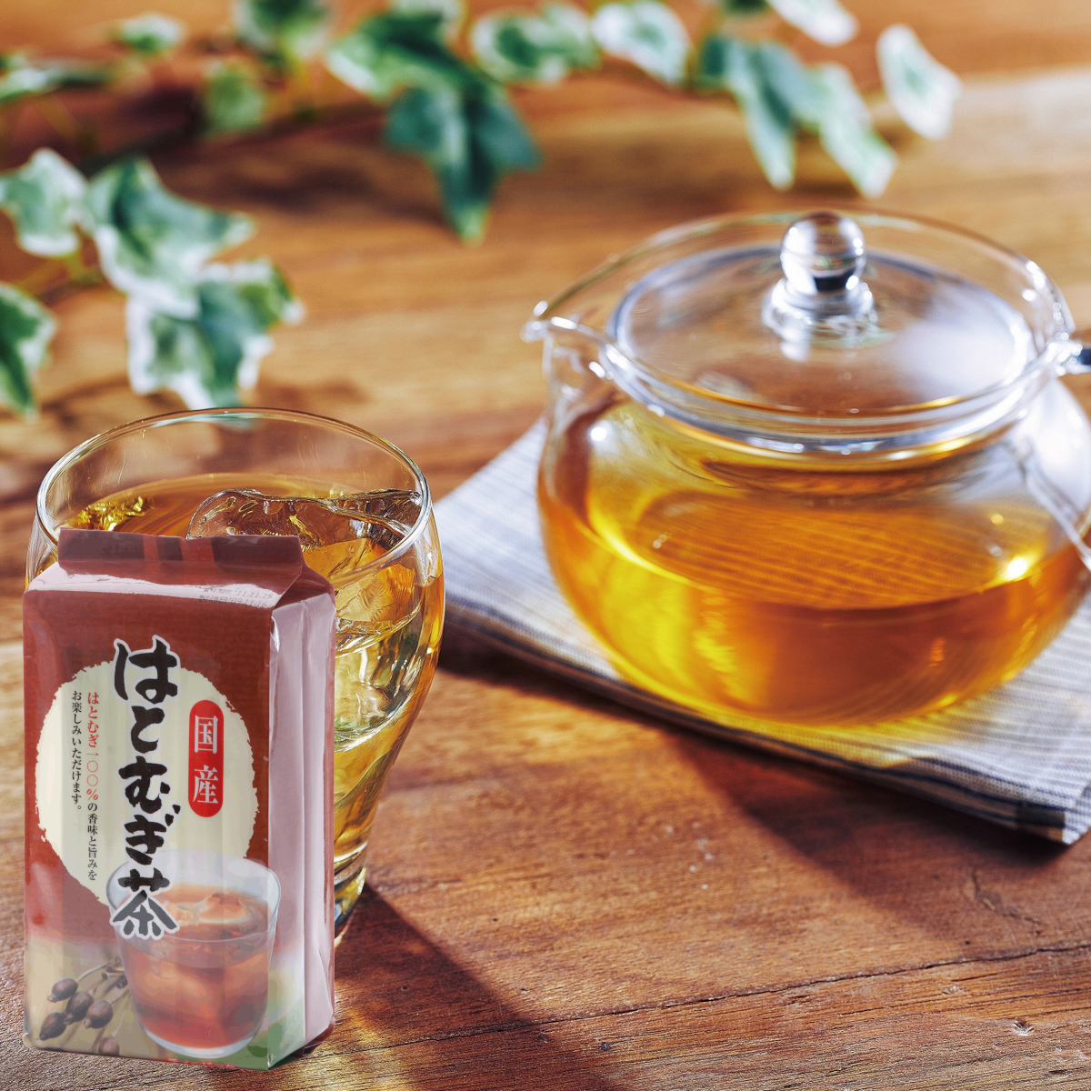 Job's tears tea made with 100% Japan grown Coix lacryma-jobi.
