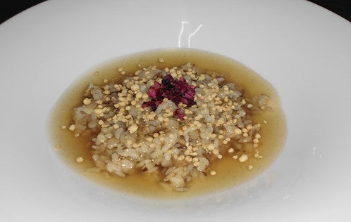 Chef’s recipe: Lemon Rice pilaf with Thick Starchy Sauce