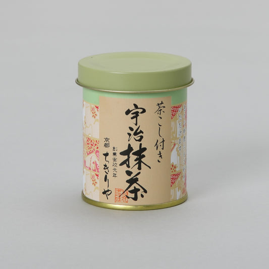 Uji Matcha with tea strainer - 40g green tea powder