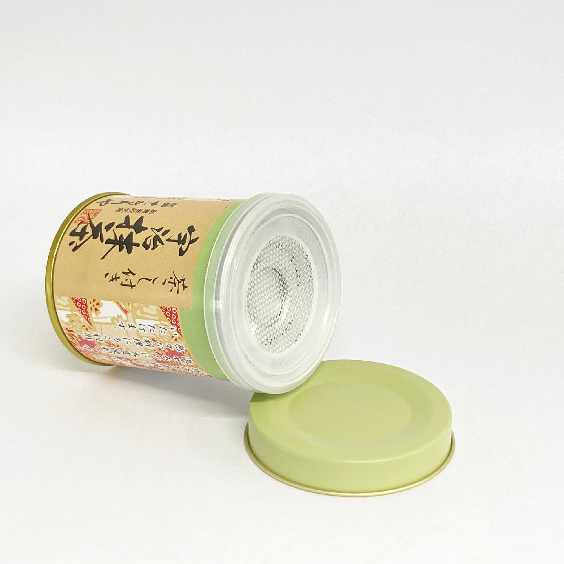 Uji Matcha with Tea Strainer open