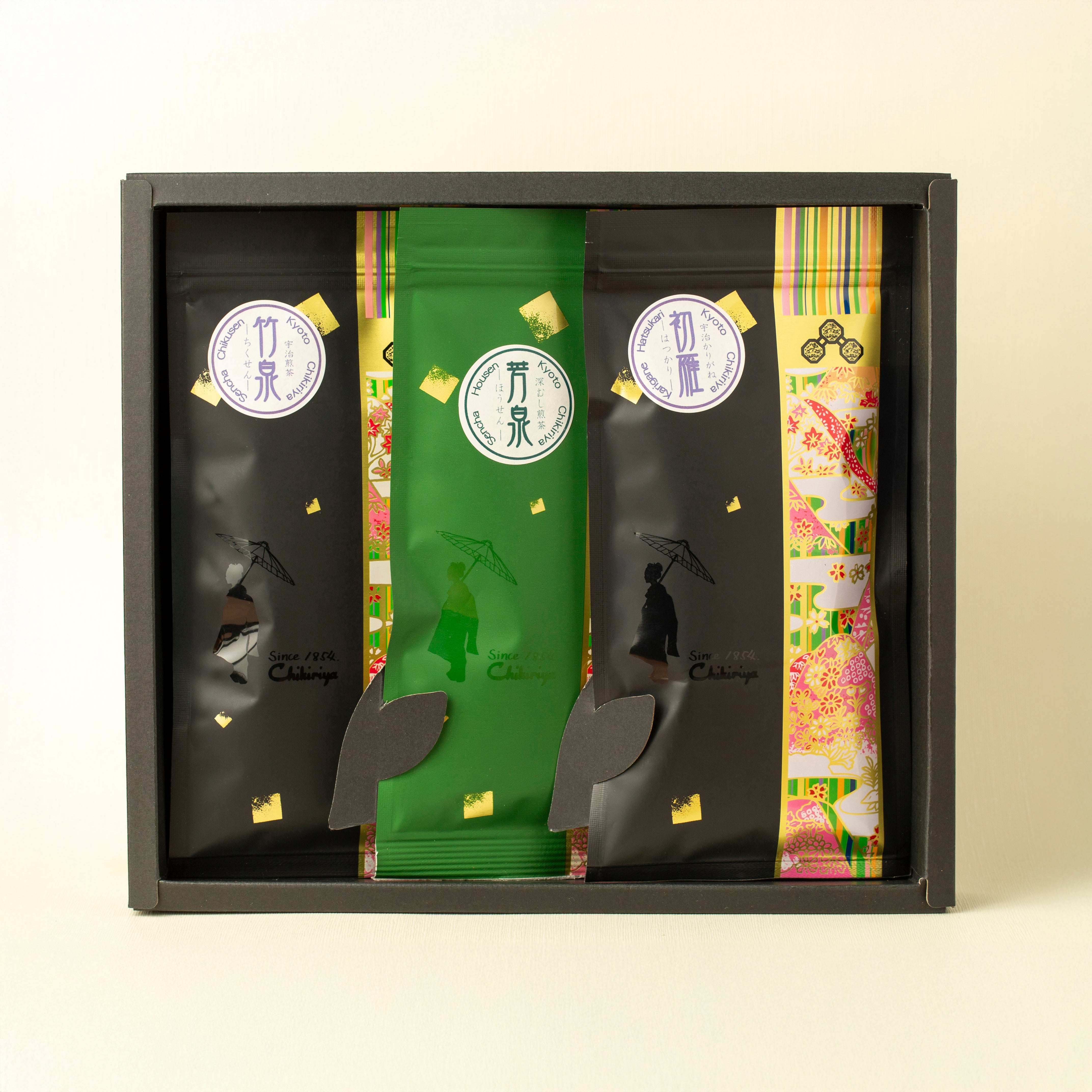 Chikiriya Premium Selection Set - "Shirasagi", "Zuiun" & "Keisen" - 80g x 3