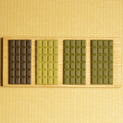 Chocolate bars Matcha Genmaicha Hojicha Gyokuro