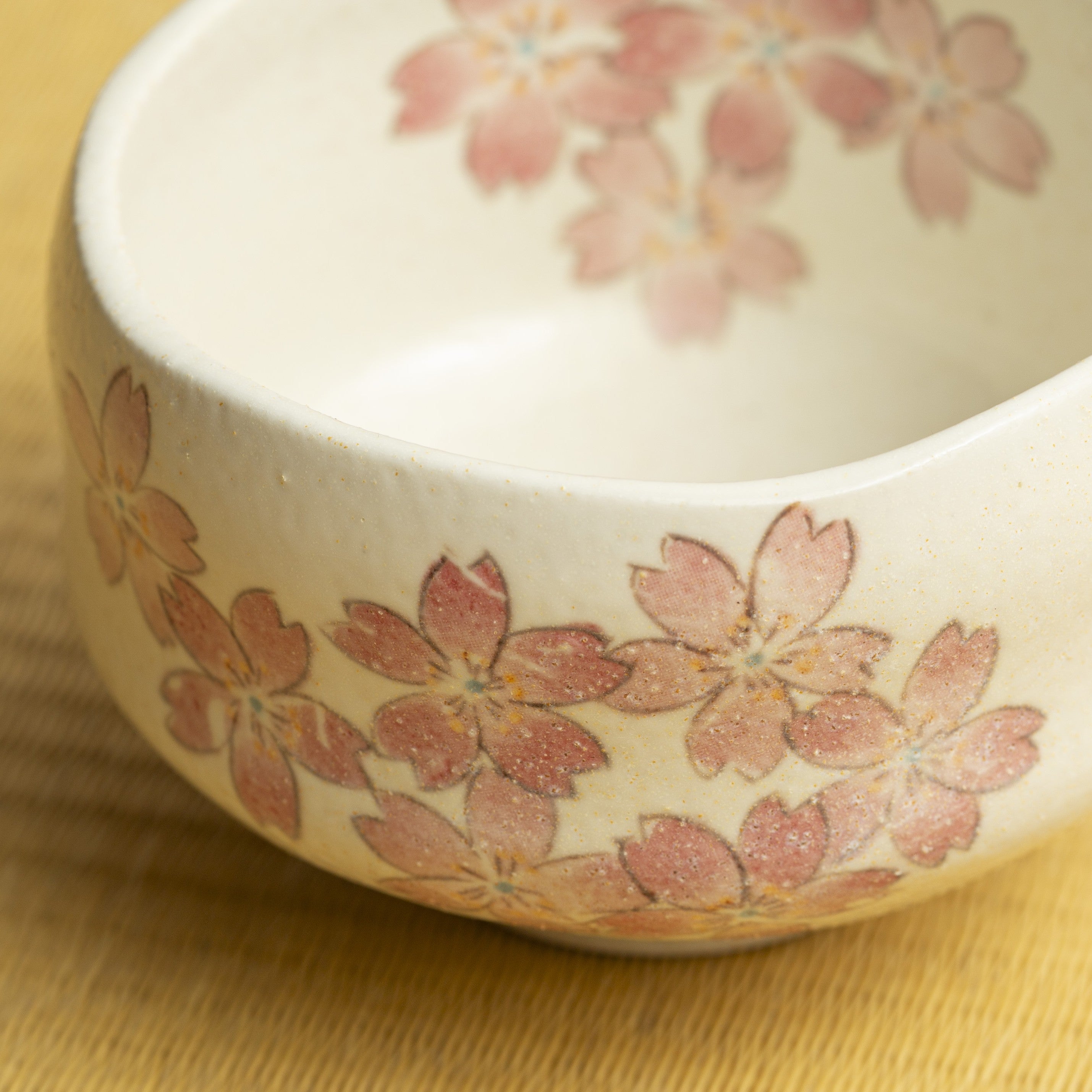 Handmade Mino Chawan Bowl - Sakura