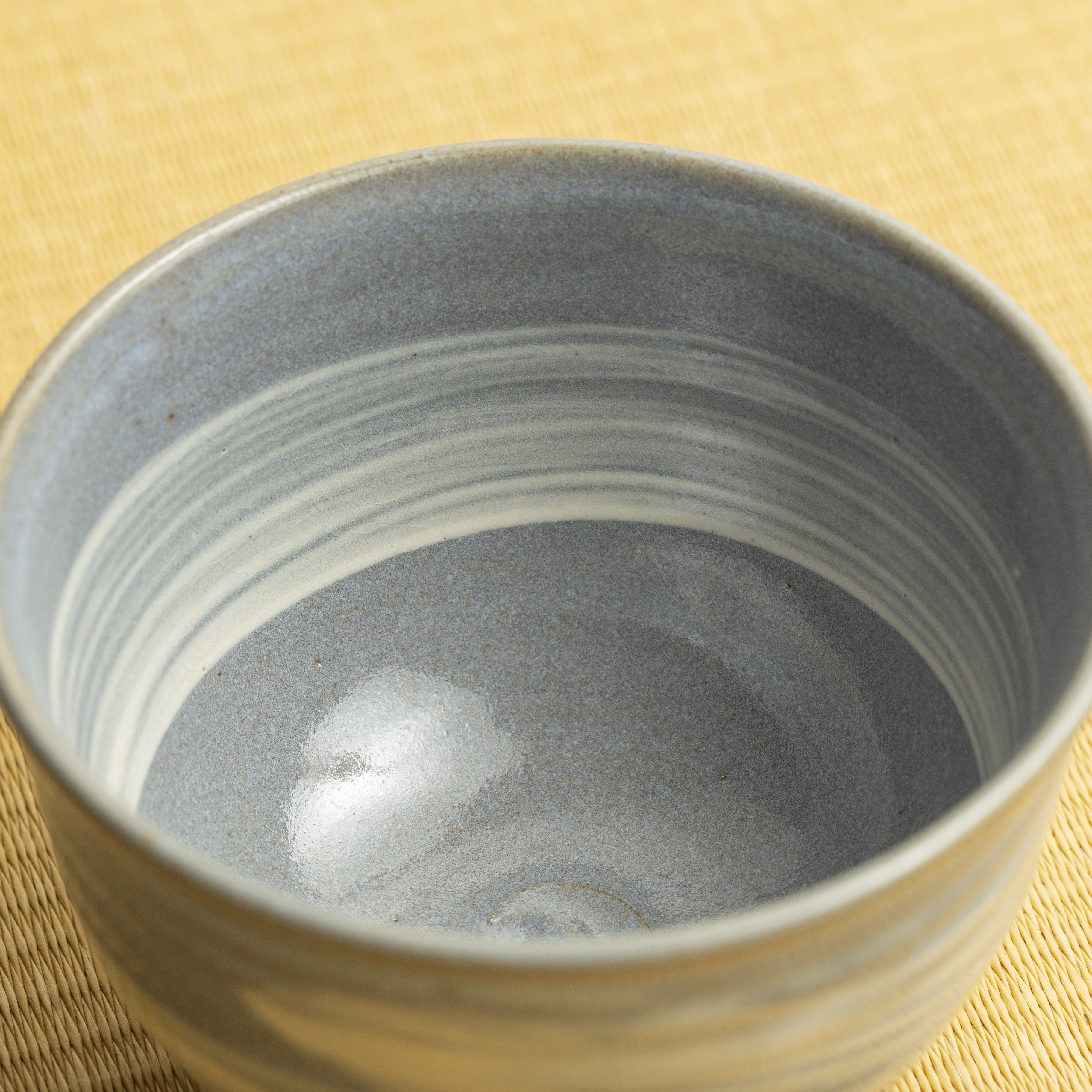 Handmade Kyoto Chawan Bowl - Aohagi