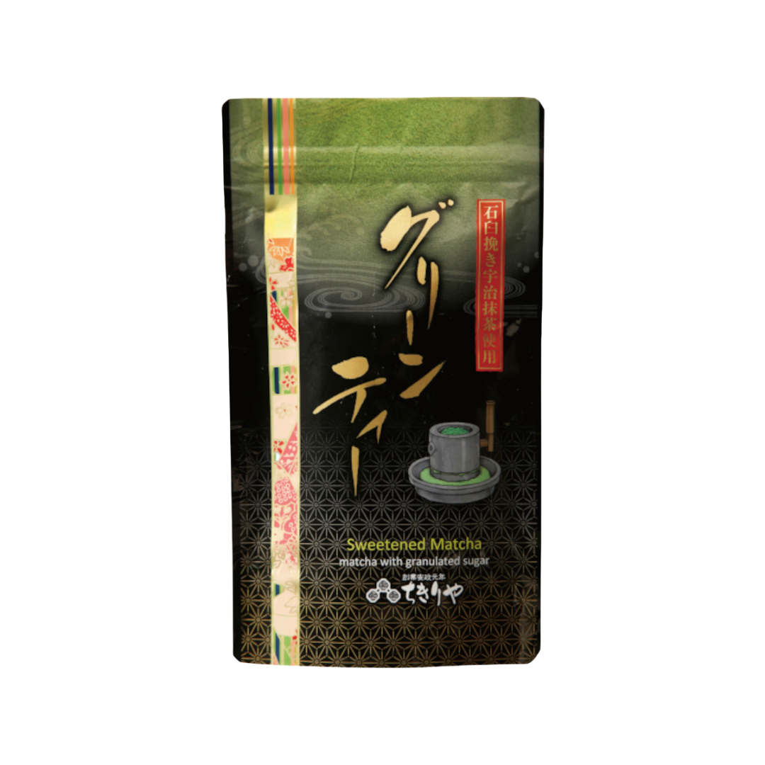 sweetened matcha packaging 150g