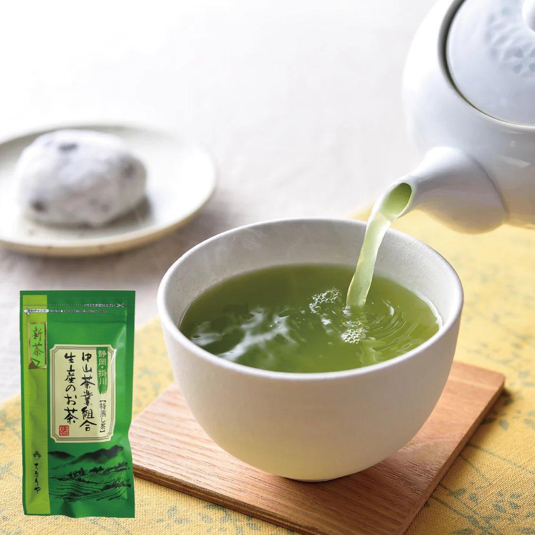 Sencha « Tokumushi » de la coopérative Nakayama (thé vert japonais à l'étuvage prolongé) - 100g - feuilles de thé en vrac