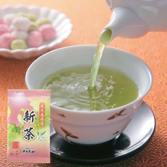 Shincha Sencha de Kagoshima (thé vert japonais de Kyushu) - 40g - feuilles de thé en vrac