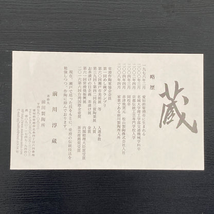 Théière Kyusu artisanale Tokoname par Maekawa Junzô - Vert profond - 290ml