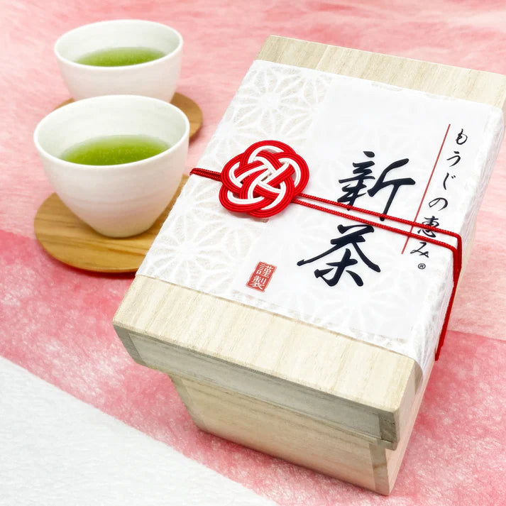 Shincha Premium « Moji no Megumi » - 80g x 2 - feuilles de thé en vrac